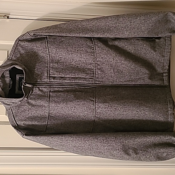DOCKERS BRAND MEN'S GRAY JACKET SIZE LARGE - Picture 1 of 14